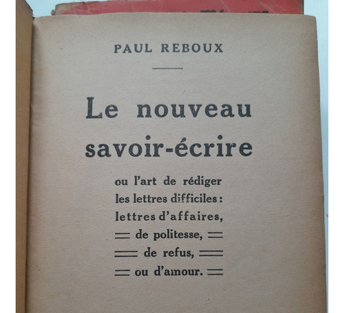 Le Noveau Savoir Ecrire - Paul Reboux E1