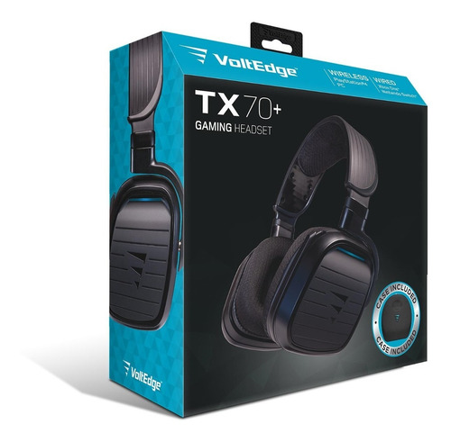 Headset + Case Tx-70 Ps4 Voltedge ( Garantía De Por Vida )