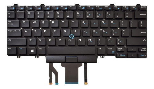 Reemplazo De Teclado Retroiluminado Compatible Con Dell E...