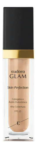 Base de maquiagem líquida Eudora Glam Skin Perfection Base Líquida Eudora Glam Skin Perfection Base Líquida 30ml - Cor 00 tom cor 00 - 30mL