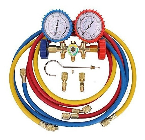 Manómetro Para Medir Presión  De Gas R134, R22, R410 Y R404