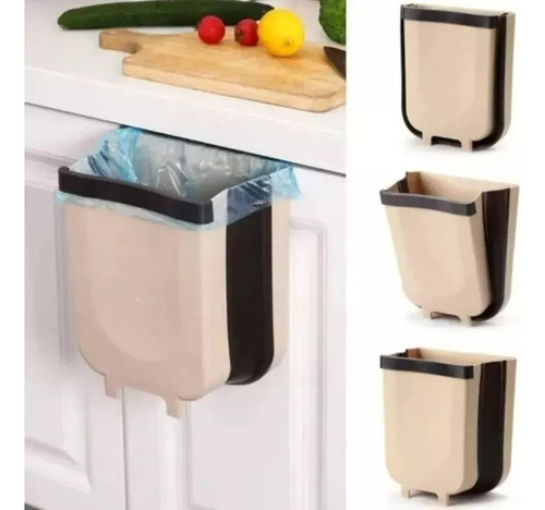 Basurero Plegable Portátil Ergonómico Papelera Cocina