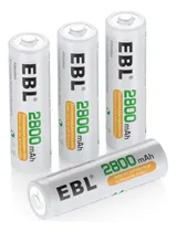 Comprar Baterias Pilas Ebl Aa Recargables Ni-mh 2800 Mah 4 Pack