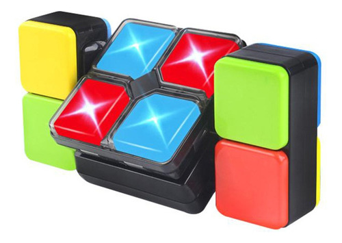 Cubo Mágico De La Variedad Eléctrica Con Las Luces De La Mús