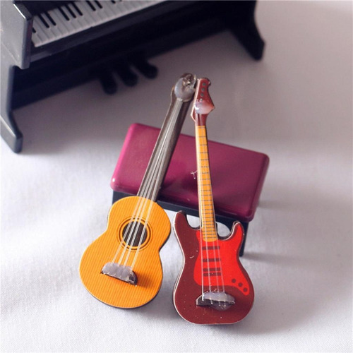J 2 Piezas De De Madera For Guitarra, Modelo For Niños,