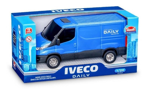 Camioneta Furgon Utilitario Iveco Daily Vehiculo Juguete 
