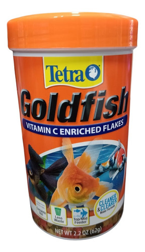 Alimento Tetra Fin 62gr Escamas Agua Fria Acuario Goldfish