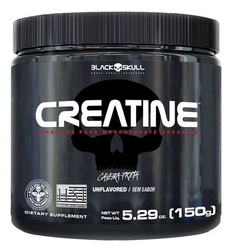 Creatine - 150g - Black Skull - Creatina Pura