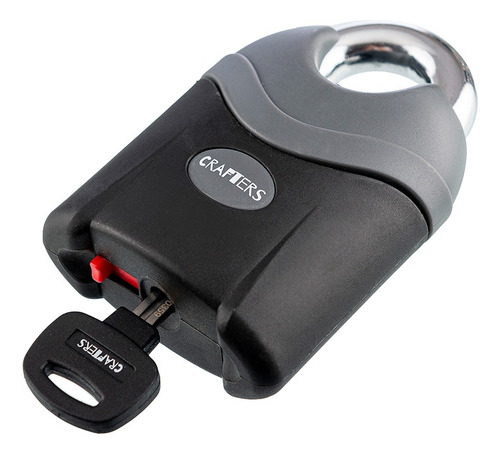 Candado Crafters De Máxima Seguridad De 72mm Profesional Color Negro