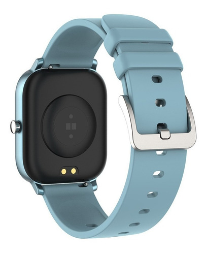 Imagen 2 de 4 de Smartwatch Colmi P8 1.4 Caja De Aleación Azul Silicona Ade