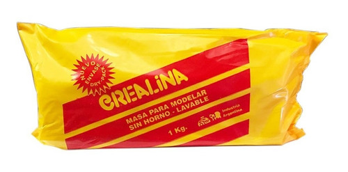 Crealina Arcilla Masa Para Modelar 1000 Gramos ( 1 Kg )