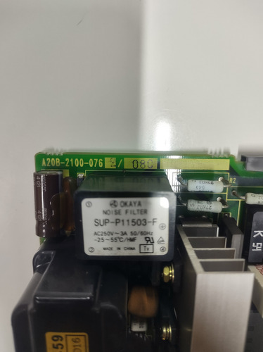 Placa De Controle Para Fonte Fanuc - A20b-2100-0762/08c (Usado)