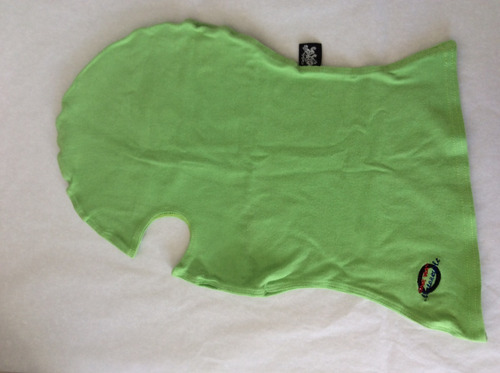 Balaclava Corta De Algodon Verde.