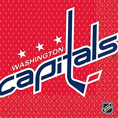 Servilletas De Fiesta De Washington Capitals, 6 1/2  X ...