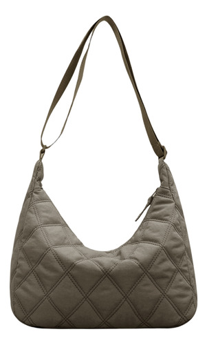 Bolso Bandolera Tipo Hobo Para Mujer, Bolsa Acolchada