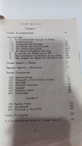 Cdd La Clasificación Decimal De Dewey Volumen I 1987