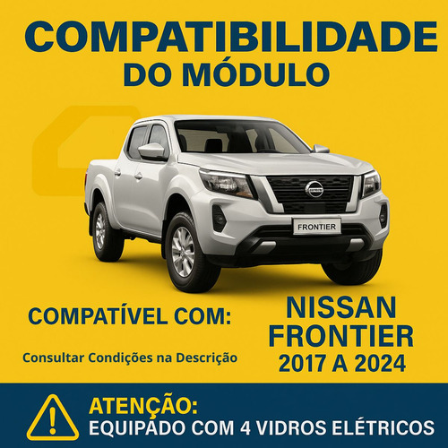 Módulo De Vidro Elétrico Plug And Play Frontier 2017 A 2024