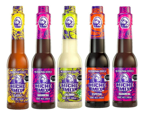 Miche Mix Surtido 5 Piezas 240 Ml