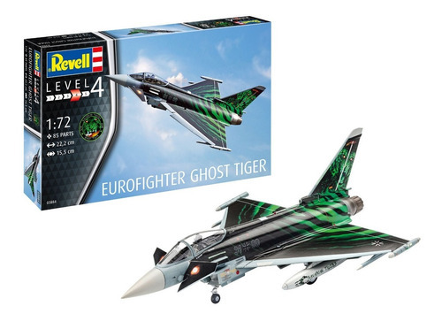 Kit de modelo do avião Eurofighter Ghost Tiger 1/72 Revell