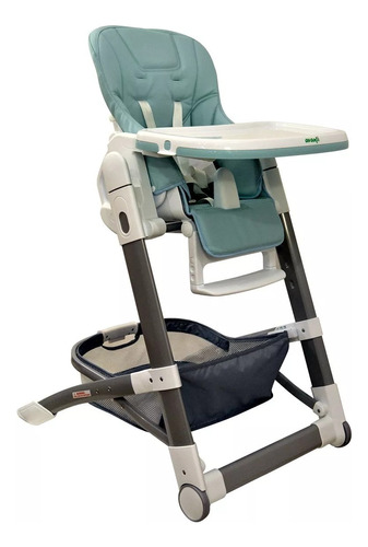 Silla Comer Bebe 6 Alturas Bandeja Plegable Colonia Avanti Color Verde