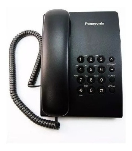 Telefono Panasonic Fijo De Mesa Alambrico Ts500