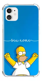 Capa Capinha Com Nome Personalizada Homer Simpsons 2