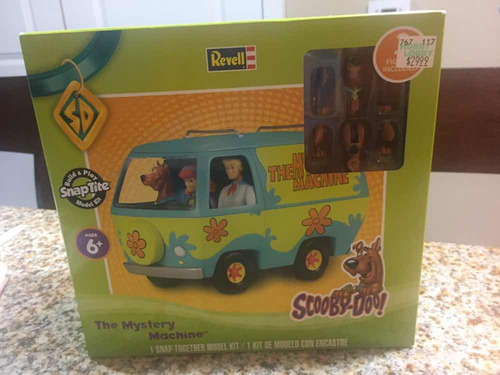 1/24 Mystery Machine Scooby Doo Camioneta Armable Van Nueva