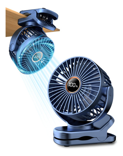 Buywoo 3.5 Ventilador Recargable Con Clip, Pequeño Ventilado