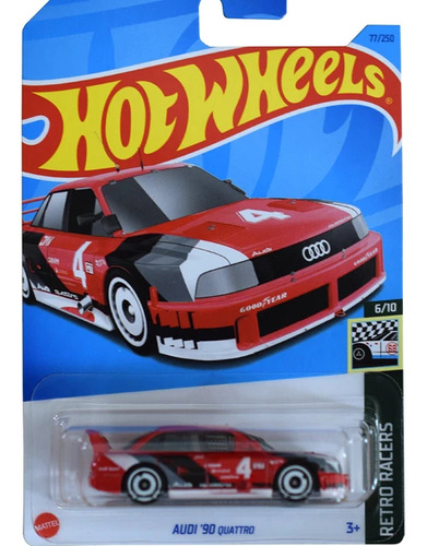 Carro Colección Hot Wheels Audi 90 Quatro Auto Mattel 