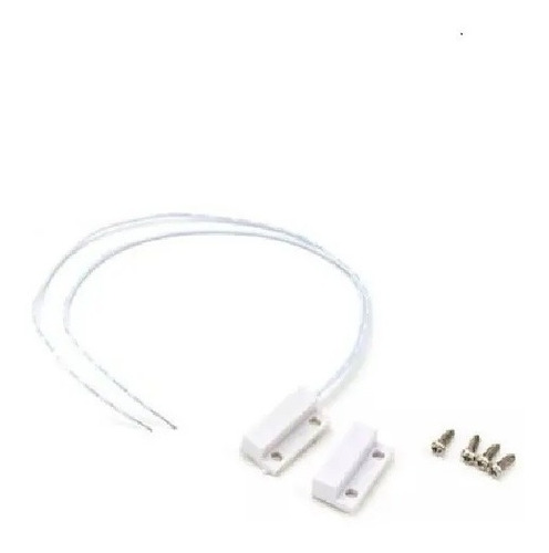 Sensor Magnetico Plastico Superficial Puerta Ventana Blanco