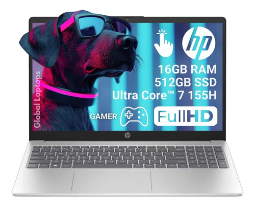 HP Pavilion Ultra Core 7 155H 16 Núcleos 16gb Ram 512gb Ssd Pantalla 15.6 FHD 1920 x 1080 Touch Windows Instalado Intel Arc Graphics Laptop 15-Fd1008