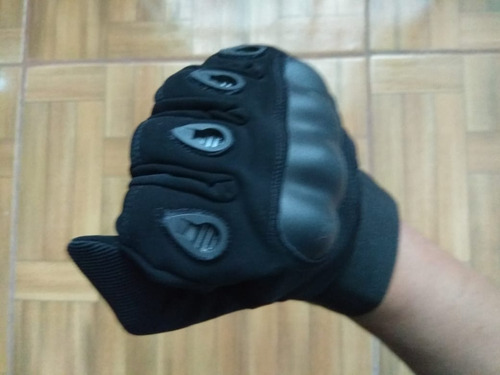 Imagen 5 de 10 de Guantes Mitones Tácticos Con Protector Nudillos Moto Gym