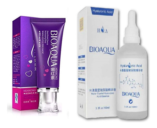 Pack Crema Despigmentante Zonas Y Acido Hialuronico Bioaqua