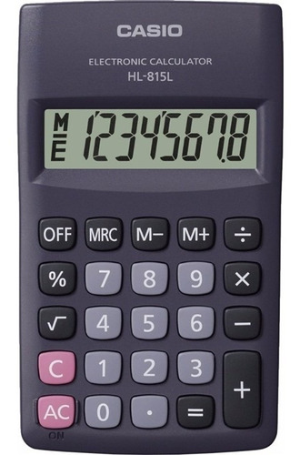 Calculadora Casio Hl-815l Negro