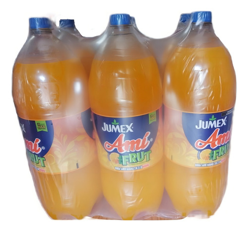 Caja Bebida Ami Sabor Naranjada Con 6 Piezas De 3 Litros