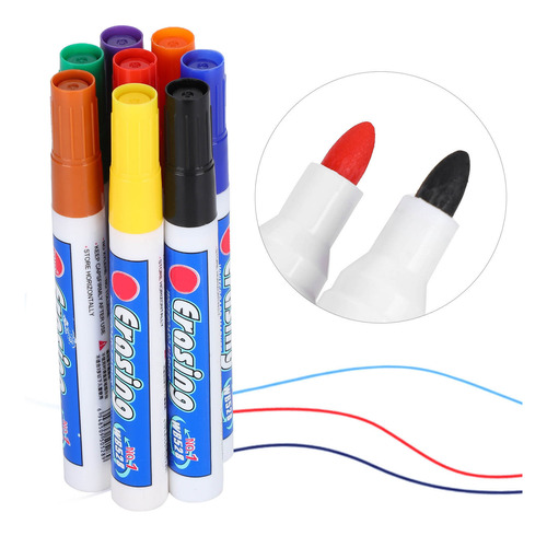 Bolígrafo De Pizarra Borrable En Seco, 2 Juegos De 8 Colores