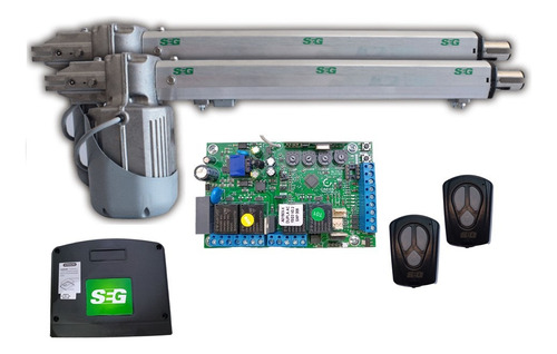 Kit Automatizacion Duo Combat 1/4 Hp Seg Porton Abatible