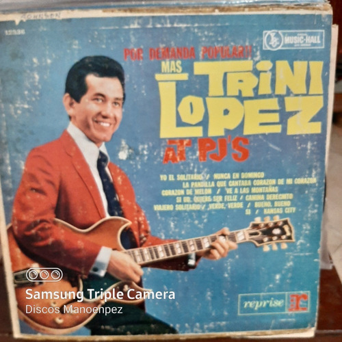 Vinilo Trini Lopez At Pj S Por Demanda Popular M Si1