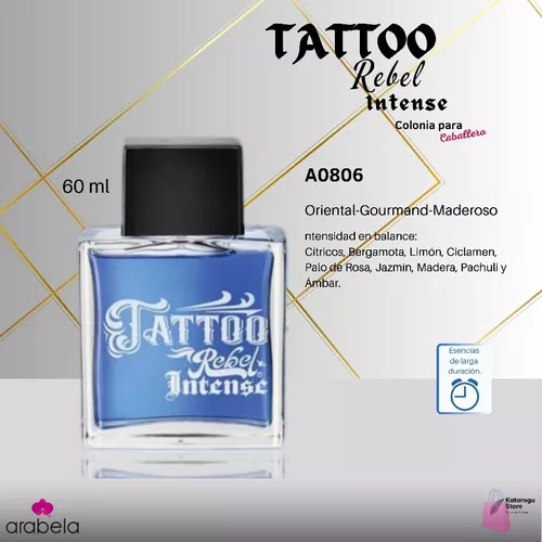 Perfume Para Caballero Tattoo Rebel Intense Arabela