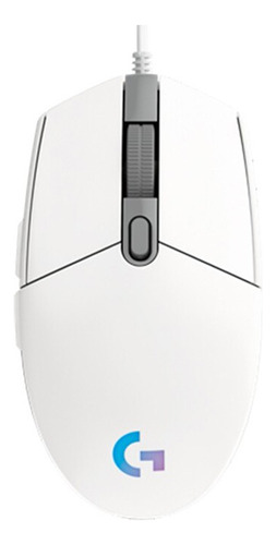 Mouse Para Juegos Logitech G102 Rgb, 8000 Dpi, Óptico Con Ca