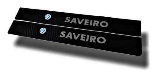 Protector Cubre Zócalo Carbono Vw Saveiro Enviogratis 