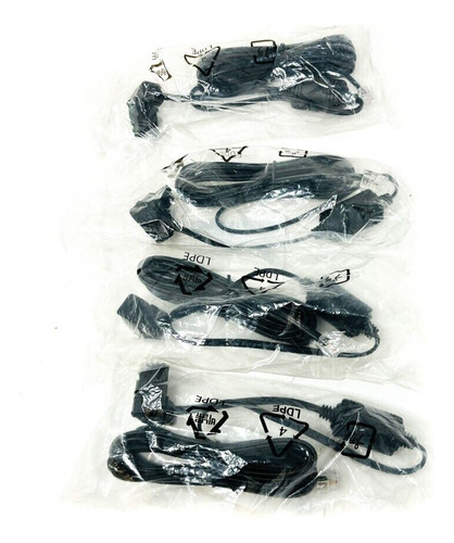 4 Pcs Hp 8121-0844 Telephone Cable Rj-11 Male With Bill Eeh