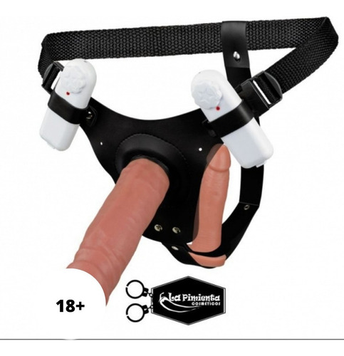 Cinta Com Duplo Pênis Vibrador P Inversão Pênis Profissional