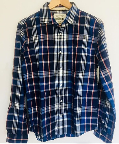 Camisa Aeropostale Manga Larga Para Hombre