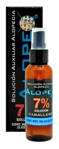 Tratamiento Alopecia Cabello Alopex Con Minoxidil 7% 60ml