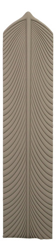 Panel 3d Decorativo Pared Revestimiento Pu Piedra Pluma 1m2 Color Gris