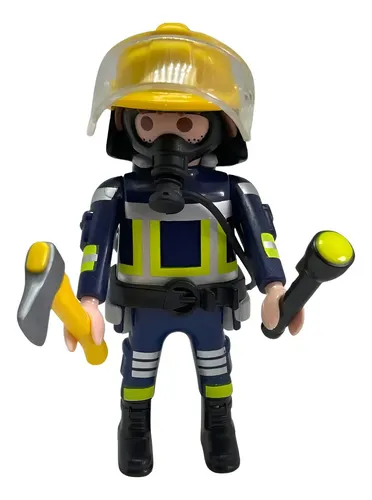 Playmobil Bombeiro Da Brigada De Incêndio Cor Neutra