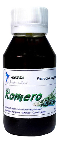 Extracto Vegetal De Romero 100cc  ** Herba **