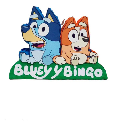 Piñata Bluey Y Bingo 