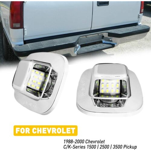 Led License Plate Lights For Chevrolet C/k-series 1500 2 Aab
